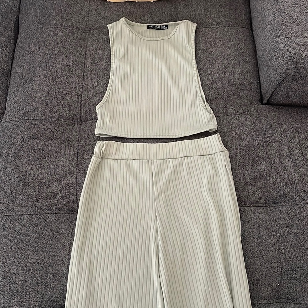 Sage green matching set